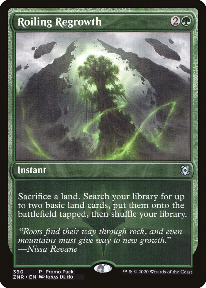 Roiling Regrowth (Promo Pack) [Zendikar Rising Promos] | Gear Gaming Fayetteville