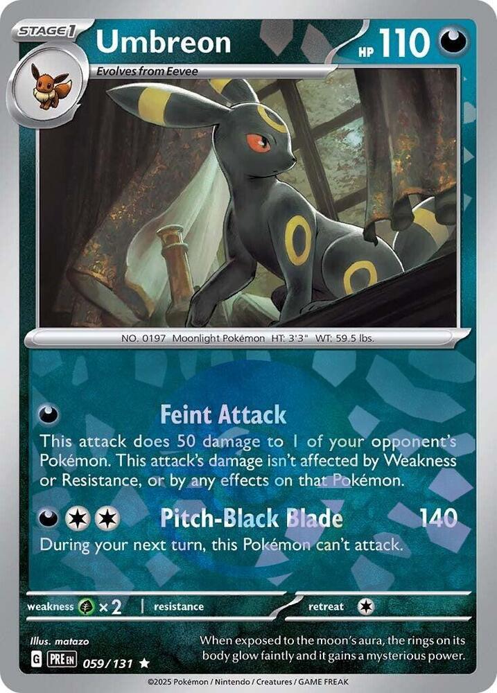 Umbreon (059/131) (Poke Ball Pattern) [Scarlet & Violet: Prismatic Evolutions] | Gear Gaming Fayetteville