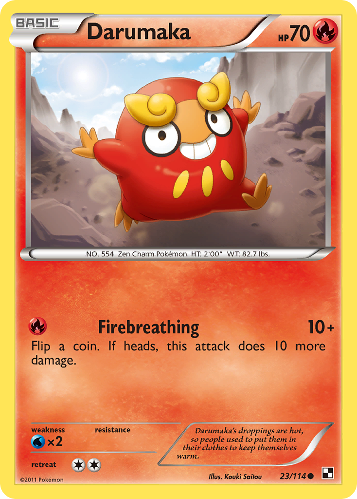 Darumaka (23/114) [Black & White: Base Set] | Gear Gaming Fayetteville