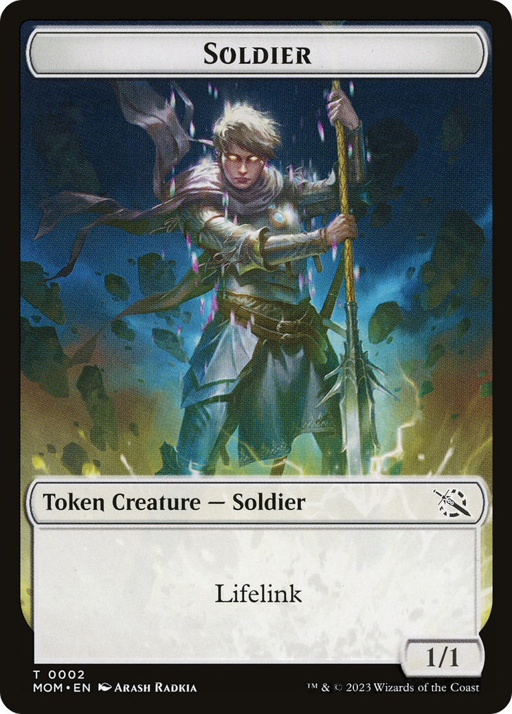 Soldier // Thopter Double-Sided Token [March of the Machine Tokens] | Gear Gaming Fayetteville