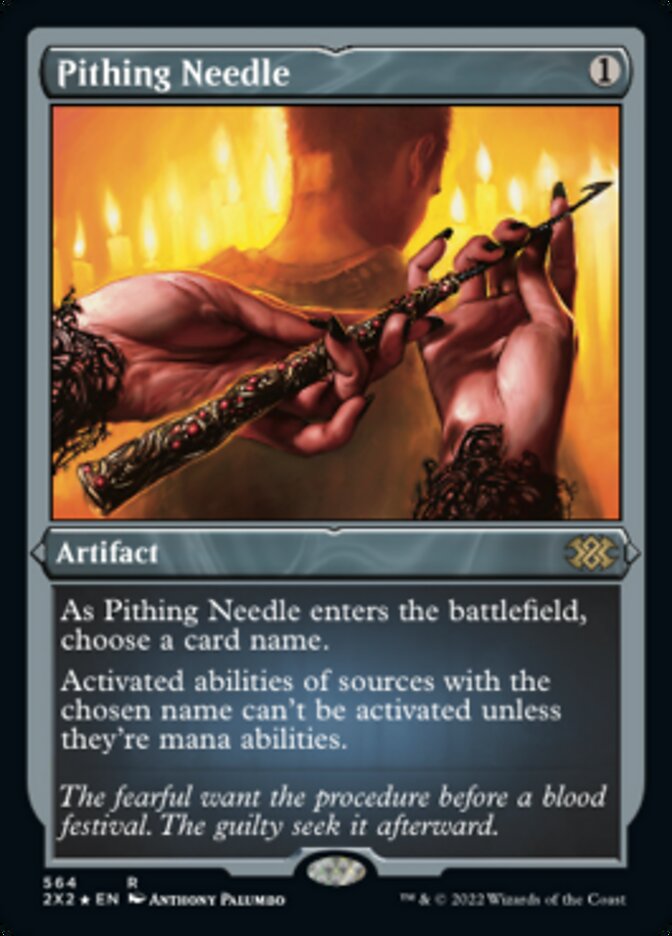 Pithing Needle (Foil Etched) [Double Masters 2022] | Gear Gaming Fayetteville