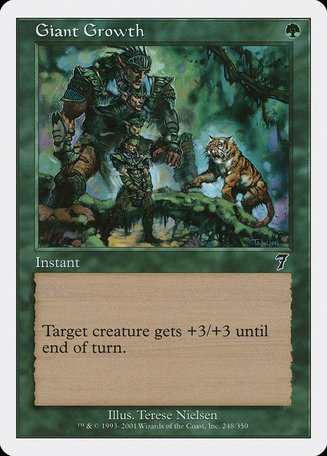 Giant Growth [Seventh Edition] | Gear Gaming Fayetteville