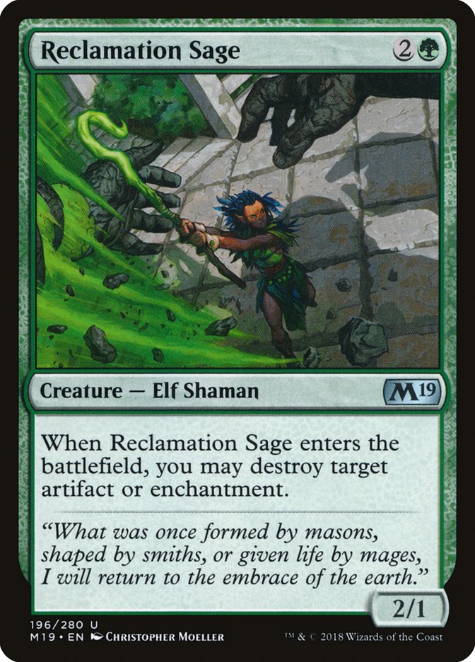 Reclamation Sage [Core Set 2019] | Gear Gaming Fayetteville