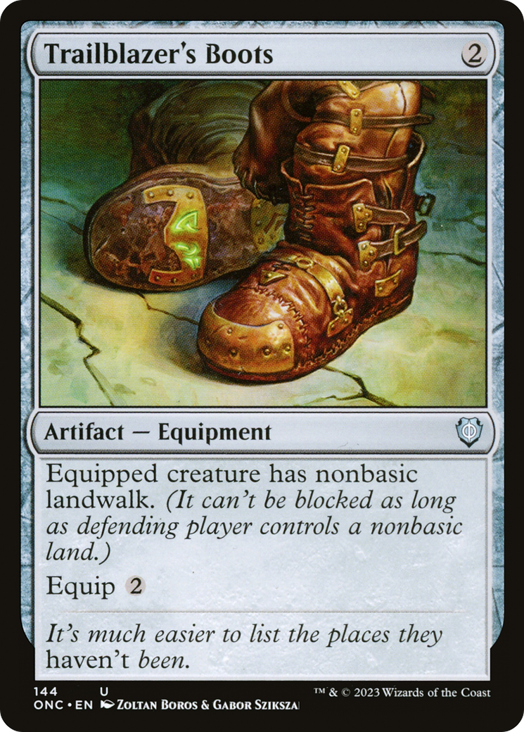 Trailblazer's Boots [Phyrexia: All Will Be One Commander] | Gear Gaming Fayetteville