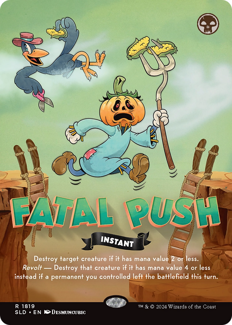 Fatal Push (1819) (Rainbow Foil) [Secret Lair Drop Series] | Gear Gaming Fayetteville
