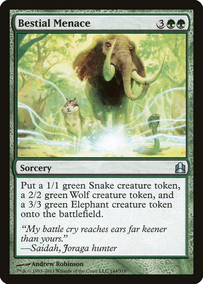 Bestial Menace [Commander 2011] | Gear Gaming Fayetteville