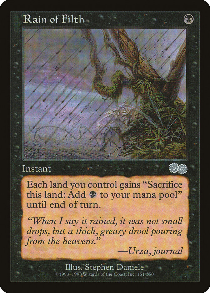 Rain of Filth [Urza's Saga] | Gear Gaming Fayetteville