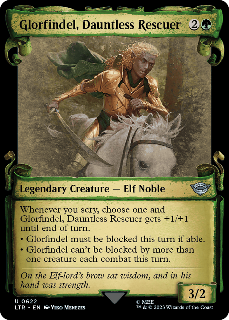 Glorfindel, Dauntless Rescuer [The Lord of the Rings: Tales of Middle-Earth Showcase Scrolls] | Gear Gaming Fayetteville