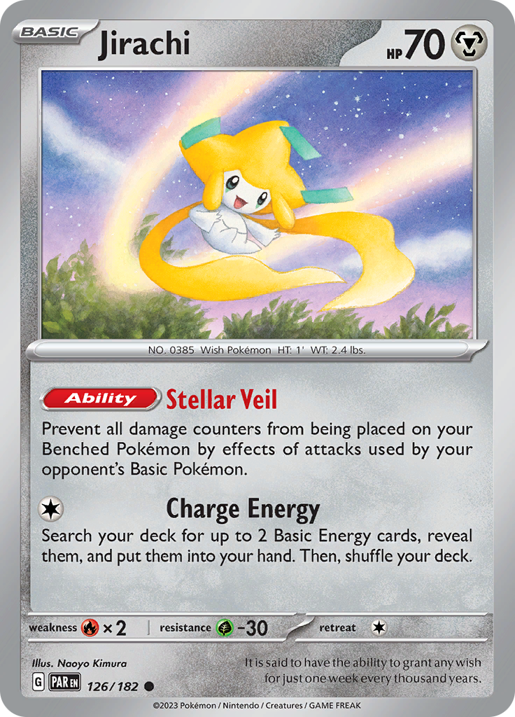 Jirachi (126/182) [Scarlet & Violet: Paradox Rift] | Gear Gaming Fayetteville