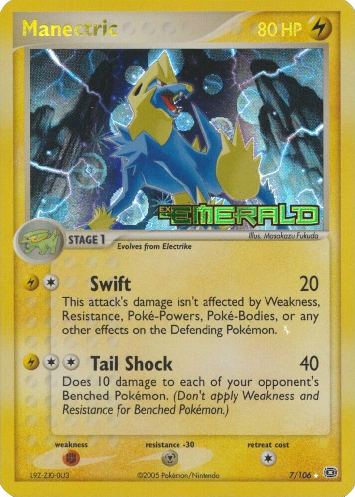 Manectric (7/106) (Stamped) [EX: Emerald] | Gear Gaming Fayetteville