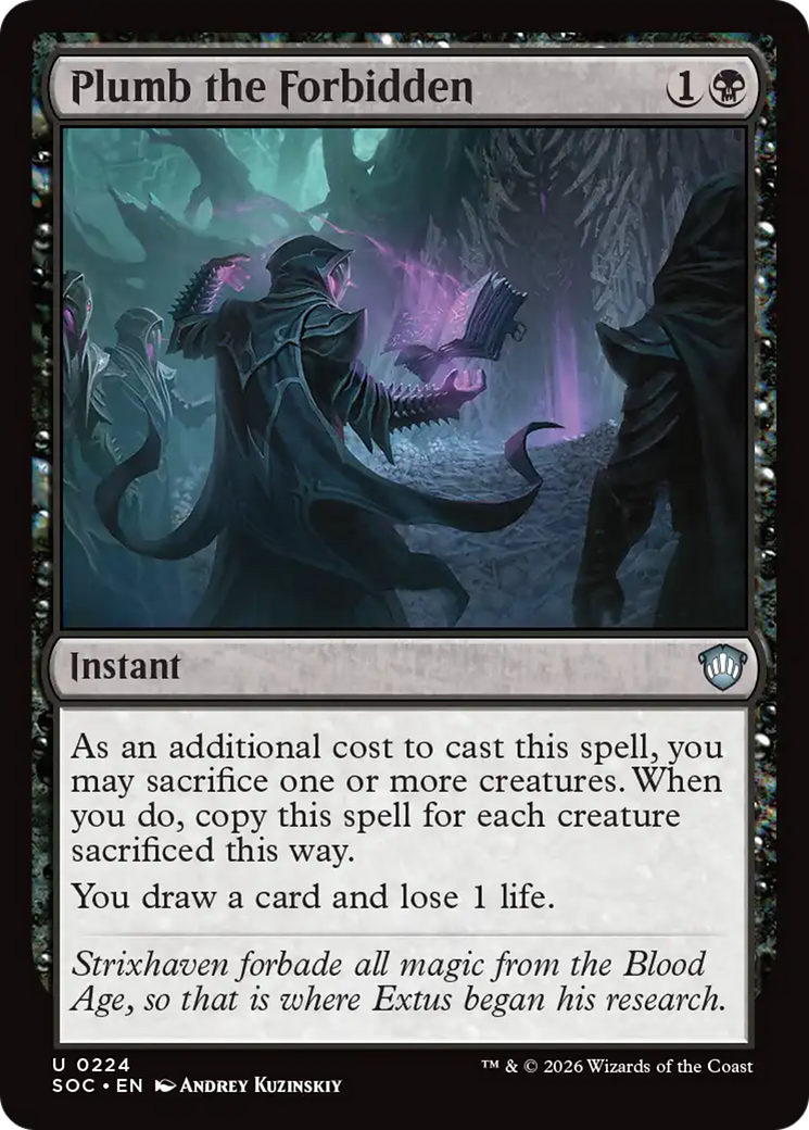 Plumb the Forbidden [Secrets of Strixhaven Commander] | Gear Gaming Fayetteville