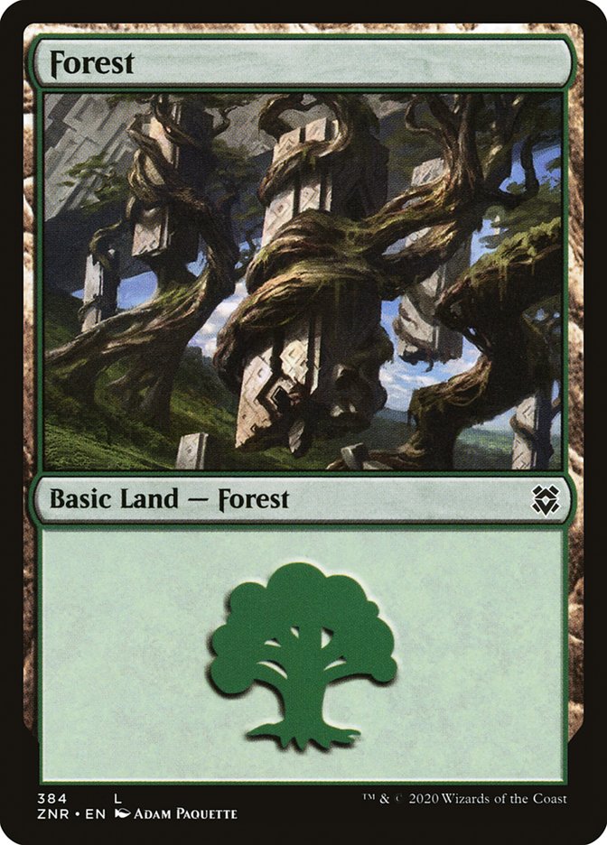 Forest (384) [Zendikar Rising] | Gear Gaming Fayetteville