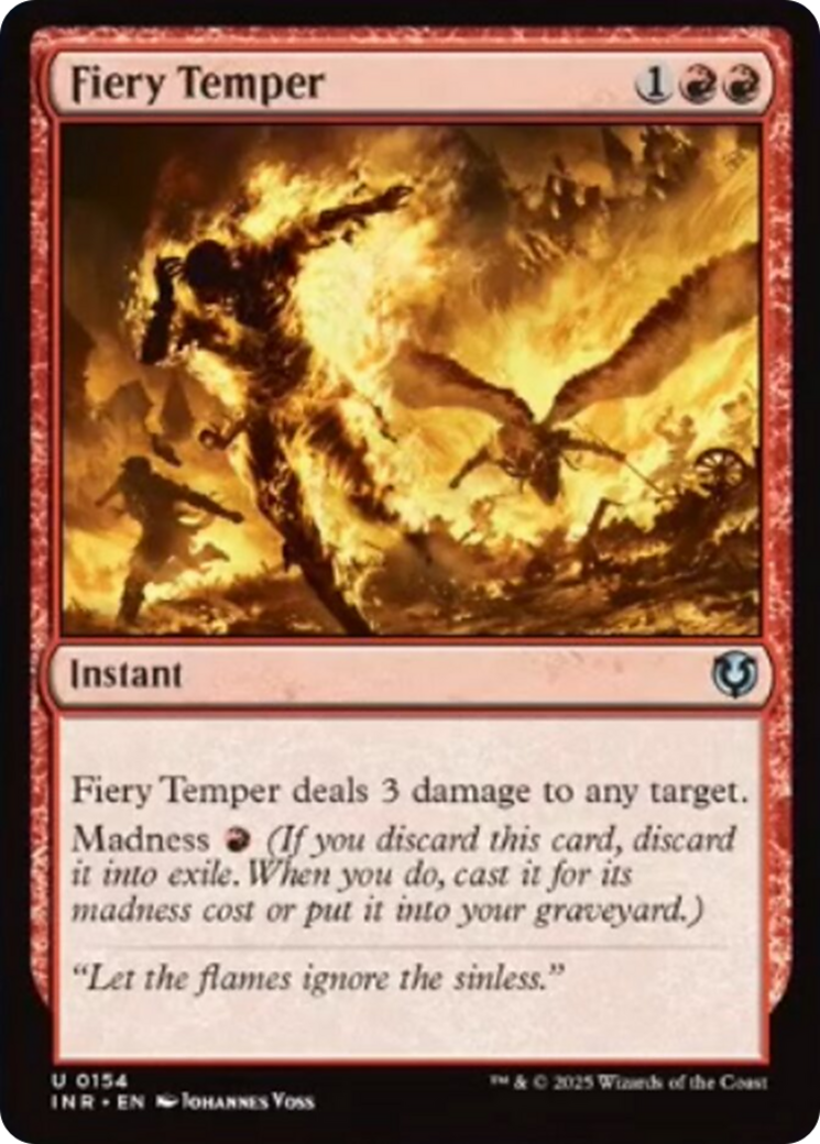 Fiery Temper [Innistrad Remastered] | Gear Gaming Fayetteville