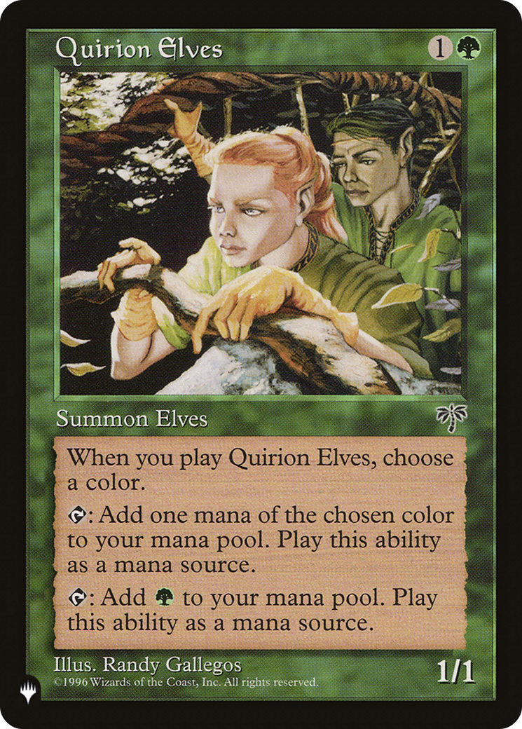 Quirion Elves [The List Reprints] | Gear Gaming Fayetteville