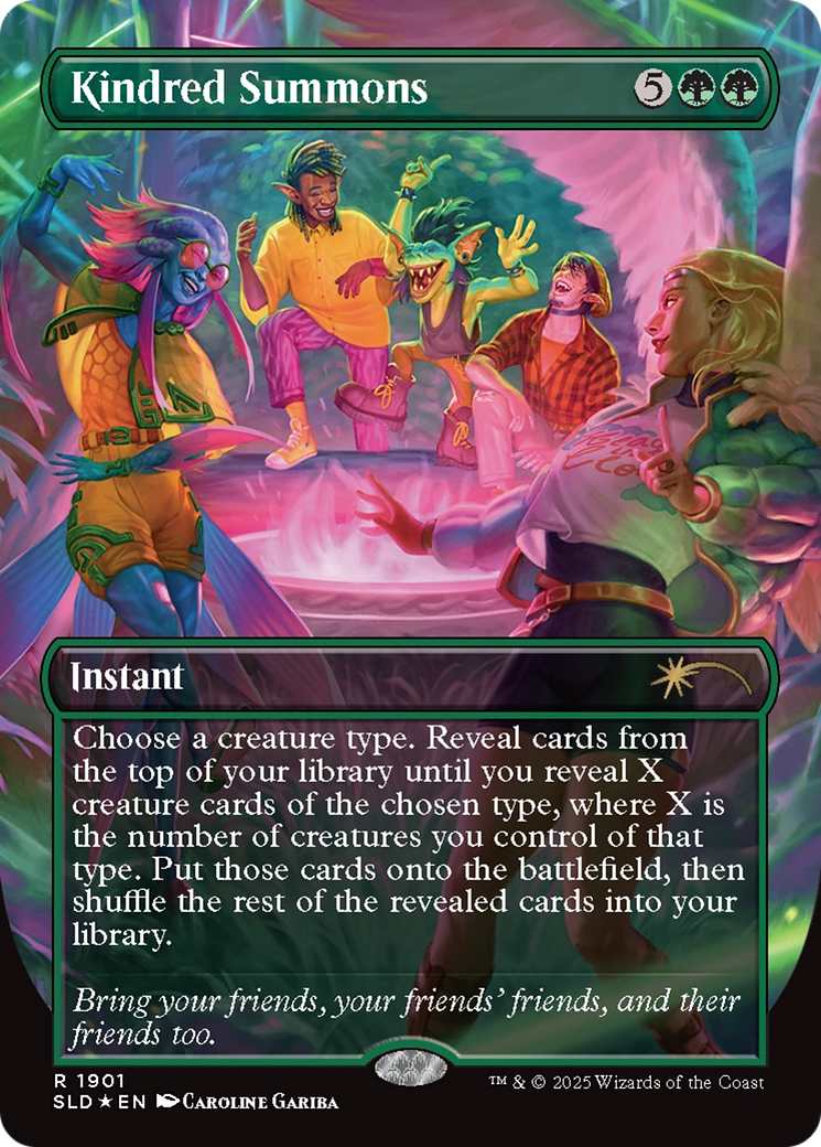 Kindred Summons (Double Rainbow Foil) [Secret Lair Drop Series] | Gear Gaming Fayetteville