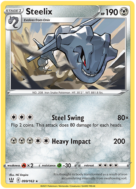 Steelix (099/163) [Sword & Shield: Battle Styles] | Gear Gaming Fayetteville