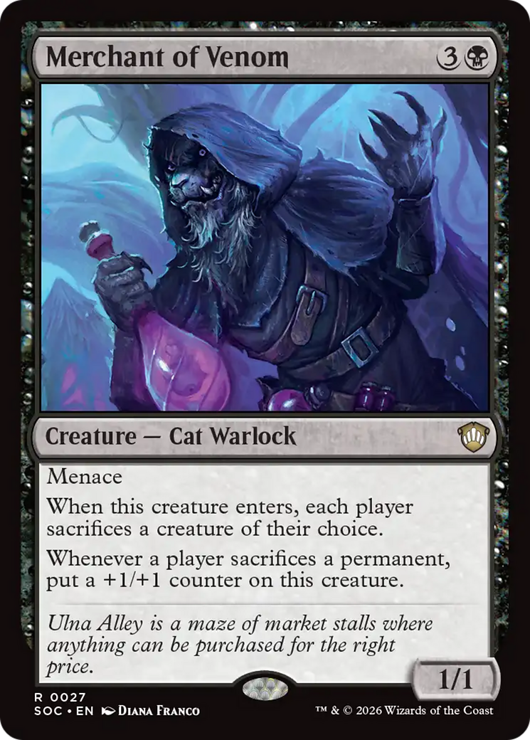 Merchant of Venom [Secrets of Strixhaven Commander] | Gear Gaming Fayetteville