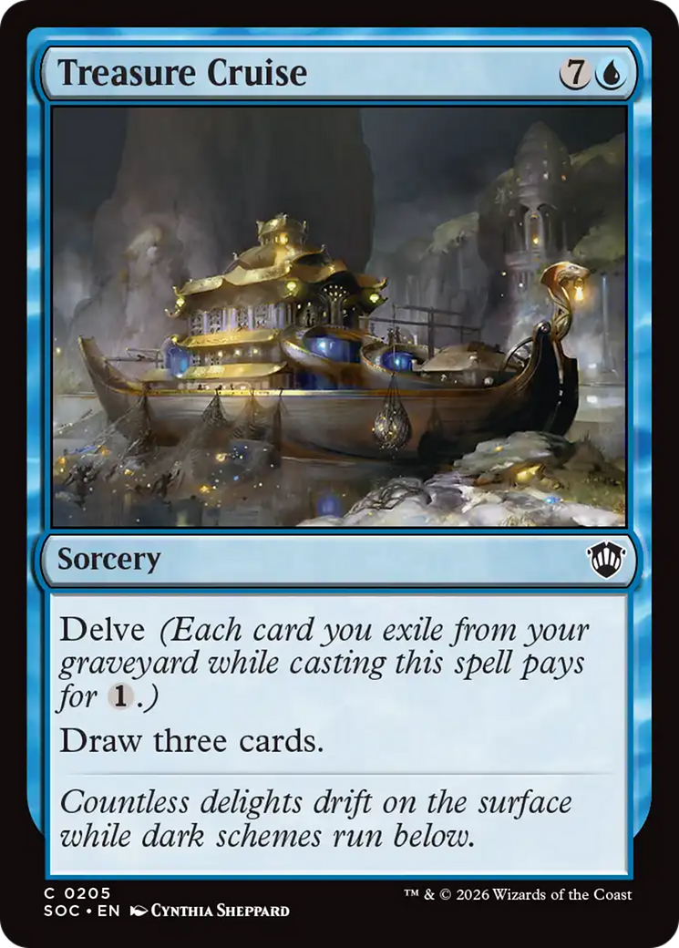 Treasure Cruise [Secrets of Strixhaven Commander] | Gear Gaming Fayetteville