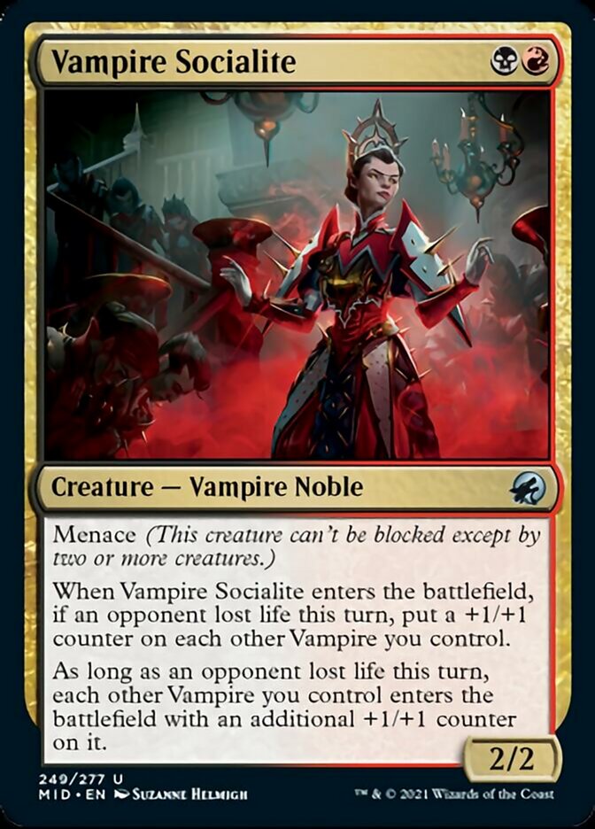 Vampire Socialite [Innistrad: Midnight Hunt] | Gear Gaming Fayetteville