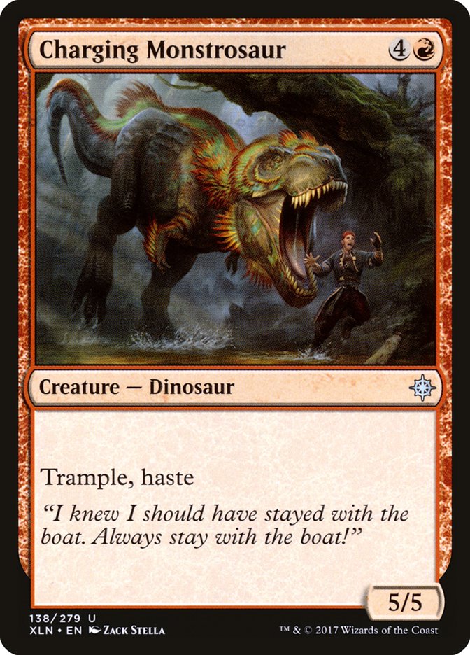 Charging Monstrosaur [Ixalan] | Gear Gaming Fayetteville