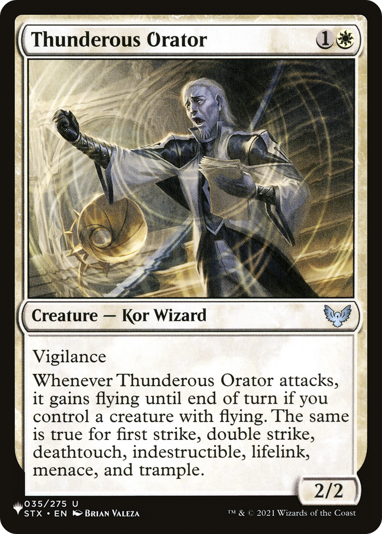 Thunderous Orator [The List Reprints] | Gear Gaming Fayetteville