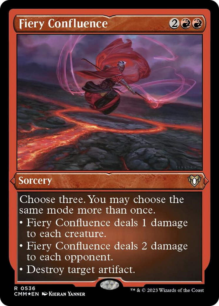 Fiery Confluence (Foil Etched) [Commander Masters] | Gear Gaming Fayetteville