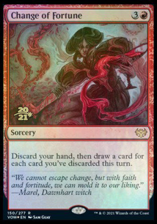 Change of Fortune [Innistrad: Crimson Vow Prerelease Promos] | Gear Gaming Fayetteville
