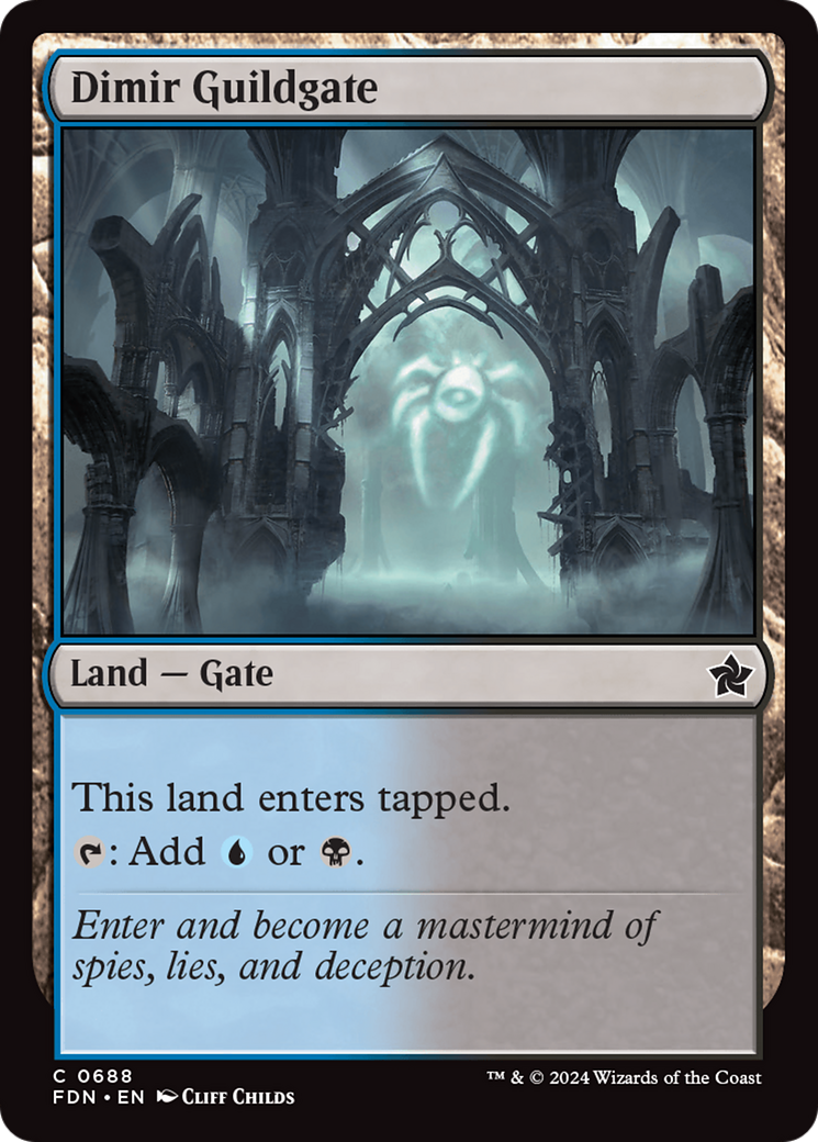 Dimir Guildgate [Foundations] | Gear Gaming Fayetteville