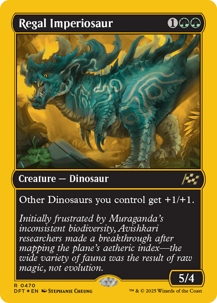Regal Imperiosaur (First-Place Foil) [Aetherdrift] | Gear Gaming Fayetteville
