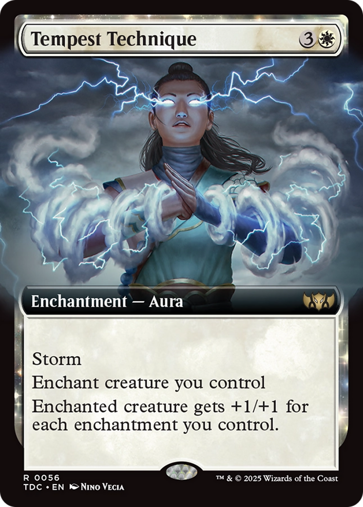 Tempest Technique (Extended Art) [Tarkir: Dragonstorm Commander] | Gear Gaming Fayetteville
