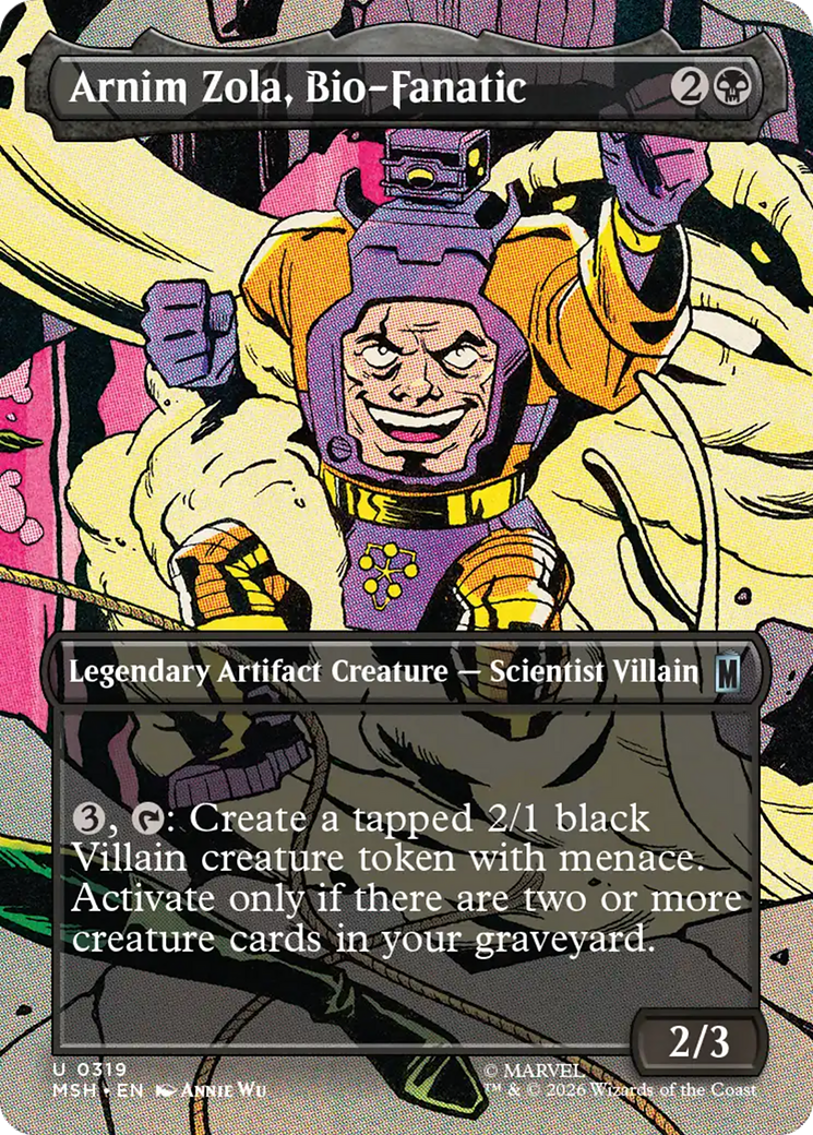 Arnim Zola, Bio-Fanatic (Borderless) [Marvel Super Heroes] | Gear Gaming Fayetteville