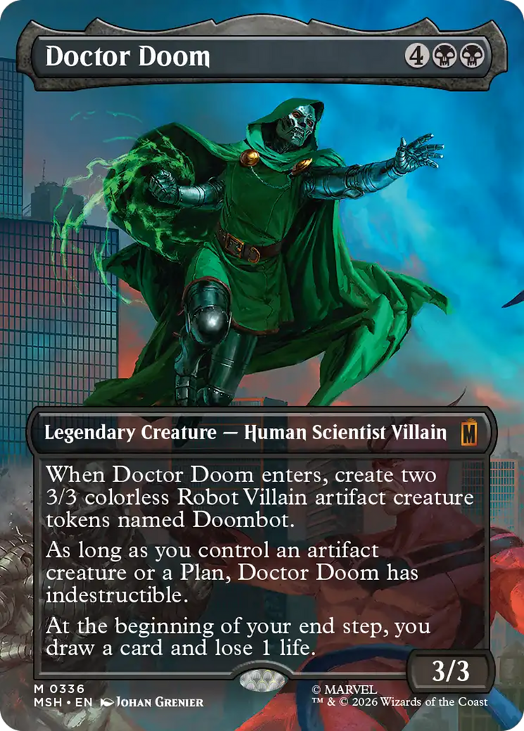 Doctor Doom (Borderless) (336) [Marvel Super Heroes] | Gear Gaming Fayetteville
