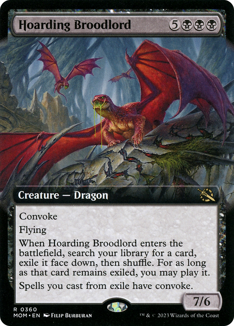 Hoarding Broodlord (Extended Art) [March of the Machine] | Gear Gaming Fayetteville