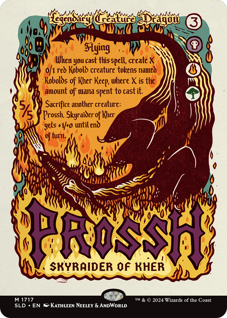 Prossh, Skyraider of Kher (Rainbow Foil) [Secret Lair Drop Series] | Gear Gaming Fayetteville