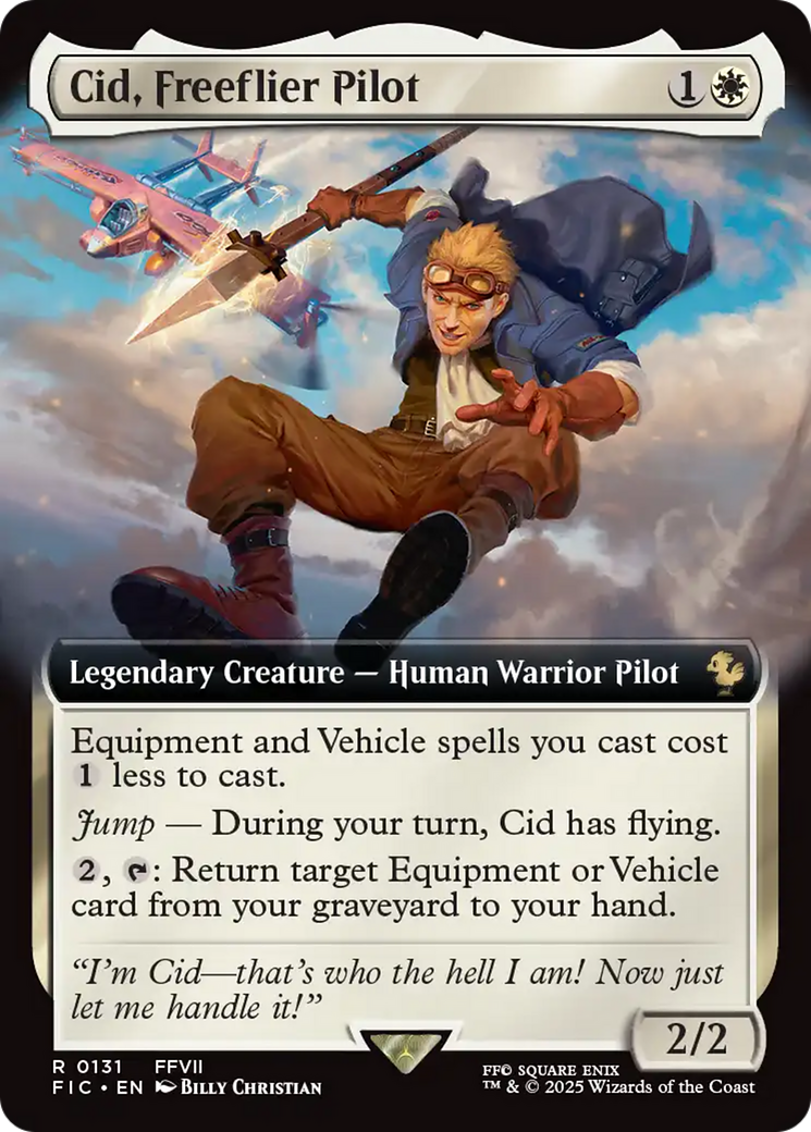 Cid, Freeflier Pilot (Extended Art) [FINAL FANTASY Commander] | Gear Gaming Fayetteville