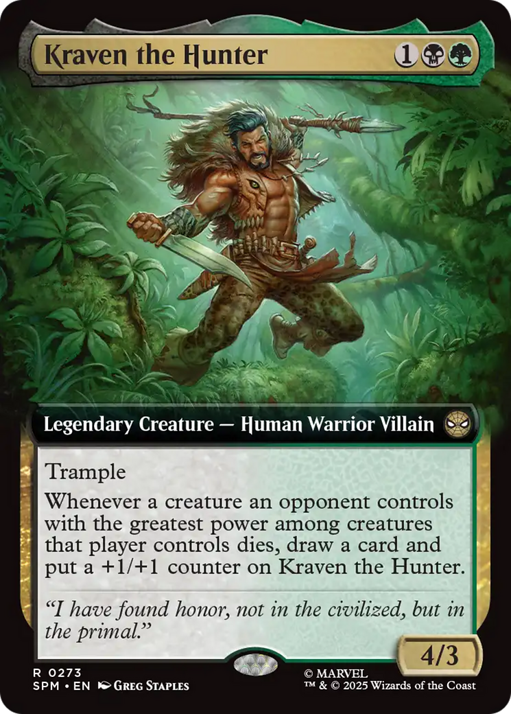 Kraven the Hunter (Extended Art) [Marvel's Spider-Man] | Gear Gaming Fayetteville