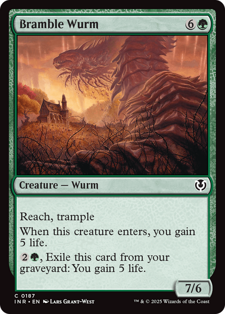 Bramble Wurm [Innistrad Remastered] | Gear Gaming Fayetteville