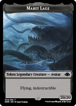 Insect // Marit Lage Double-Sided Token [Dominaria Remastered Tokens] | Gear Gaming Fayetteville