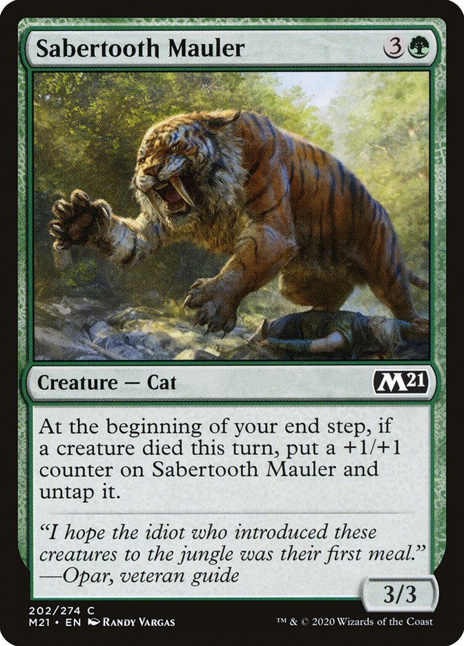 Sabertooth Mauler [Core Set 2021] | Gear Gaming Fayetteville