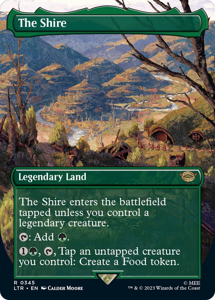 The Shire (Borderless Alternate Art) [The Lord of the Rings: Tales of Middle-Earth] | Gear Gaming Fayetteville