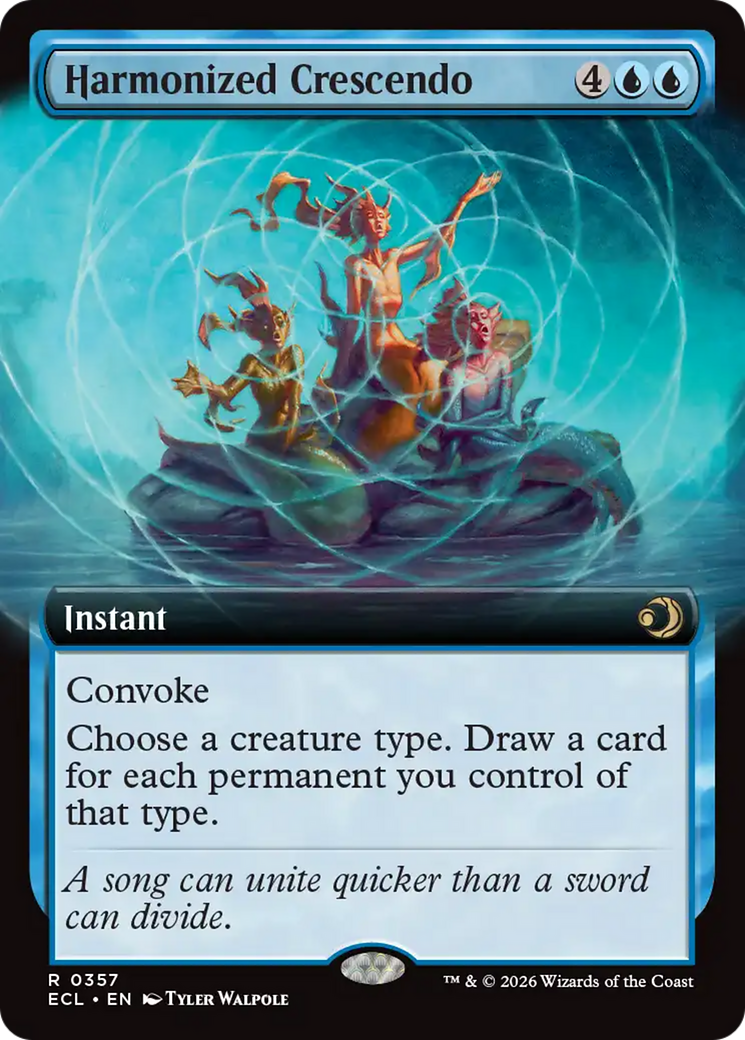 Harmonized Crescendo (Extended Art) [Lorwyn Eclipsed] | Gear Gaming Fayetteville