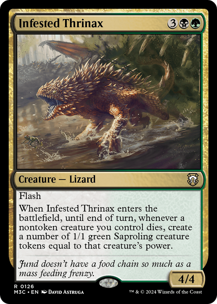 Infested Thrinax [Modern Horizons 3 Commander] | Gear Gaming Fayetteville