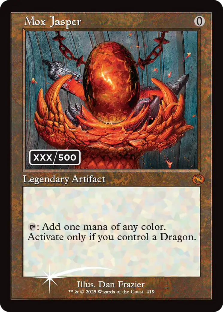 Mox Jasper (Serial Numbered) [Tarkir: Dragonstorm] | Gear Gaming Fayetteville