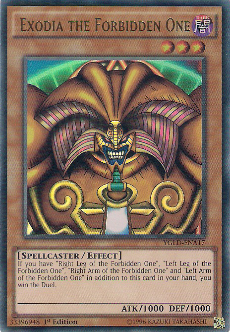 Exodia the Forbidden One [YGLD-ENA17] Ultra Rare | Gear Gaming Fayetteville