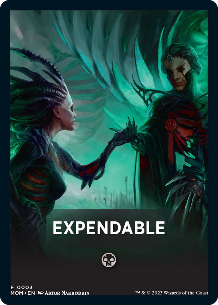 Expendable Theme Card [March of the Machine Tokens] | Gear Gaming Fayetteville