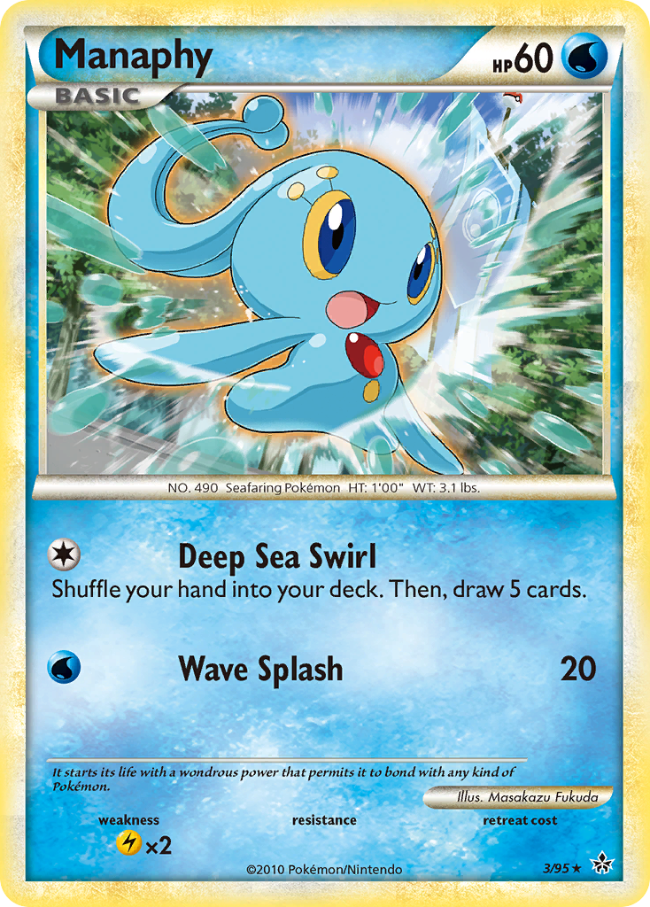 Manaphy (3/95) [HeartGold & SoulSilver: Unleashed] | Gear Gaming Fayetteville