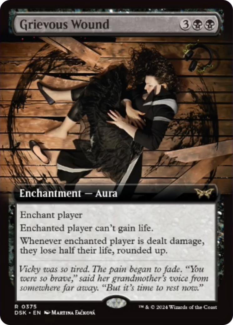 Grievous Wound (Extended Art) [Duskmourn: House of Horror] | Gear Gaming Fayetteville