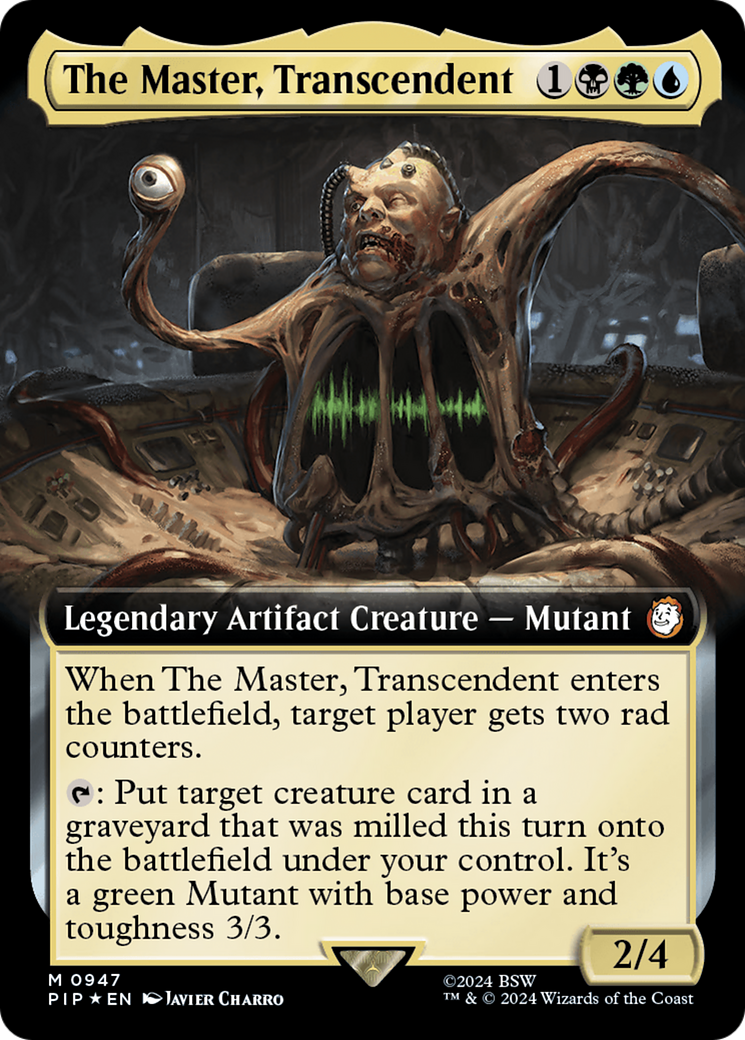 The Master, Transcendent (Extended Art) (Surge Foil) [Fallout] | Gear Gaming Fayetteville