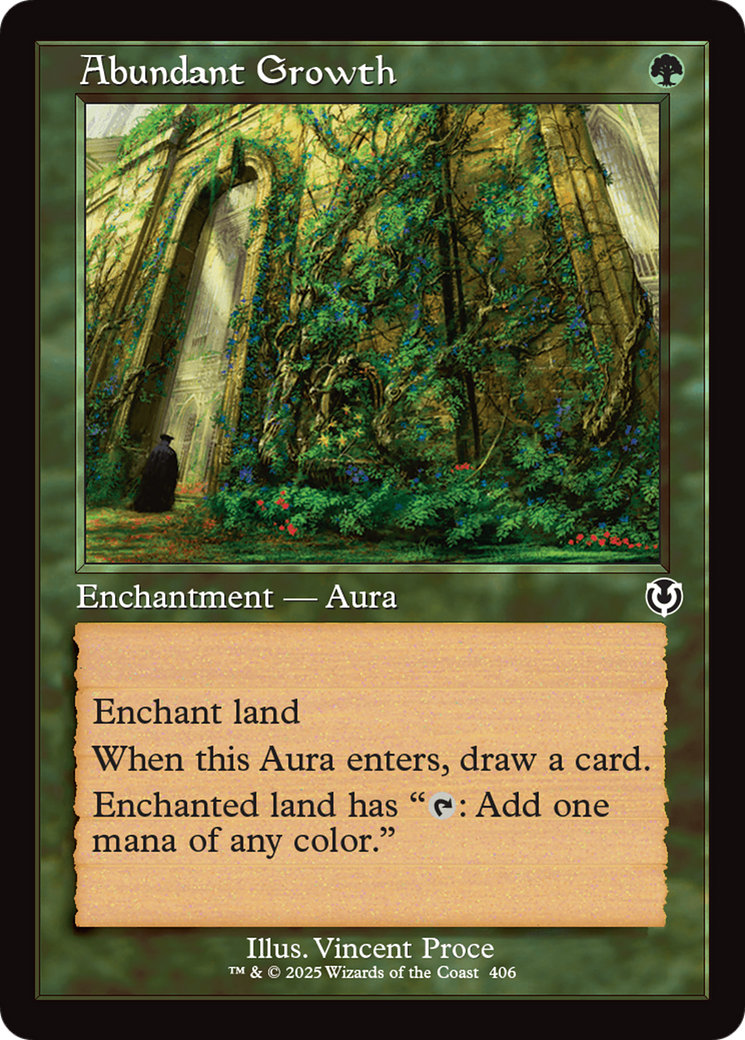 Abundant Growth (Retro Frame) [Innistrad Remastered] | Gear Gaming Fayetteville