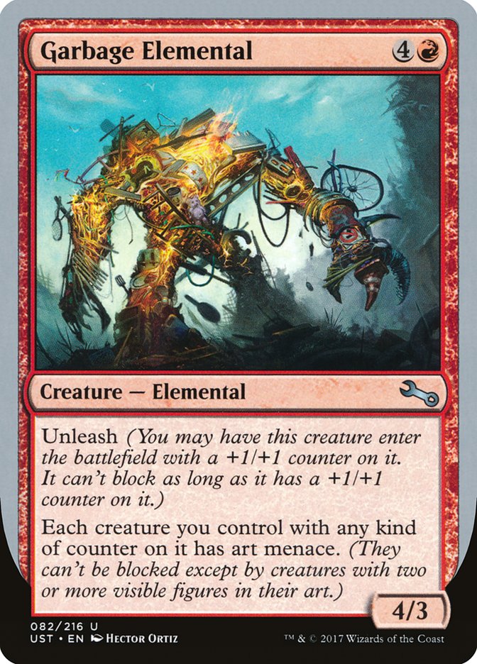 Garbage Elemental (4/3 Creature) [Unstable] | Gear Gaming Fayetteville